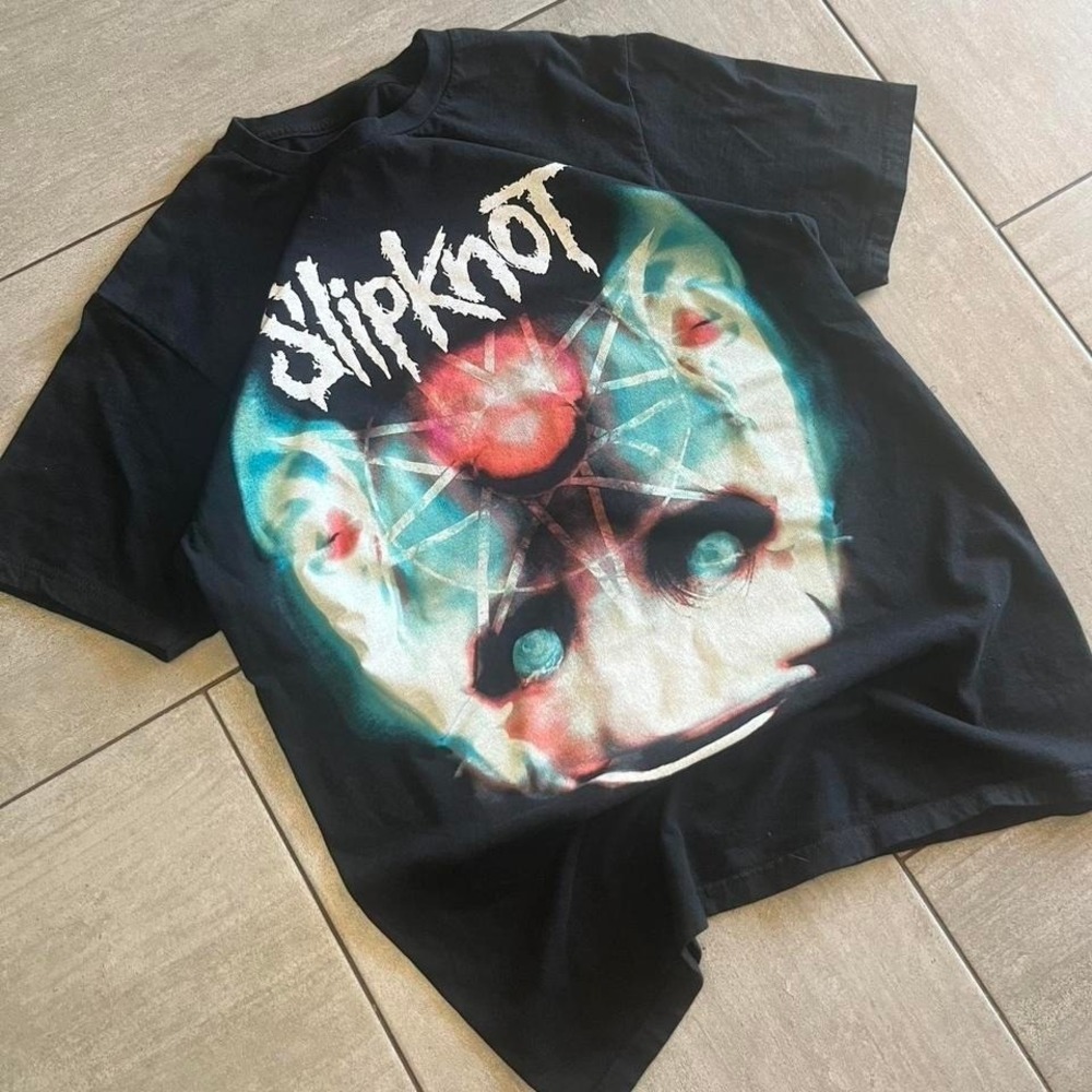 Slipknot Graphic Band T-Shirt Black Mens Size M Short Sleeve - Picture 2 of 7